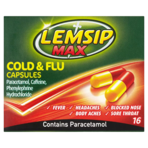 Lemsip Max Cold & Flu - 16 Capsules