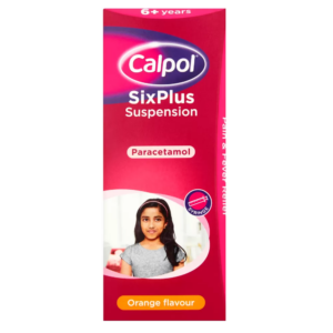 Calpol Six Plus Suspension - Orange Flavour - 200ml