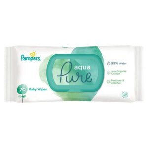 Pampers Baby Wipes Aqua Pure - 70 Wipes