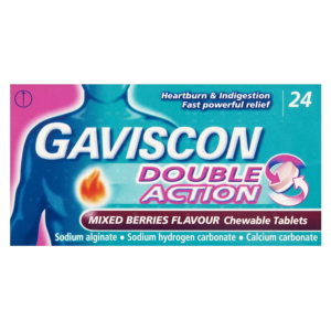 Gaviscon Double Action Mixed Berry - 24 Tablets