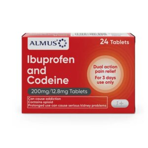 Almus Ibuprofen & Codeine 200mg/12.8mg - 24 Tablets