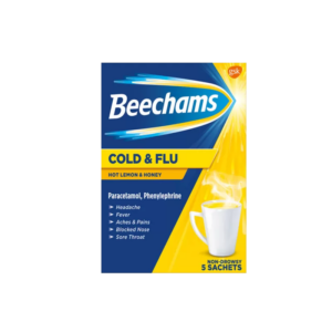 Beechams Cold & Flu Hot Lemon & Honey - 5 Sachets