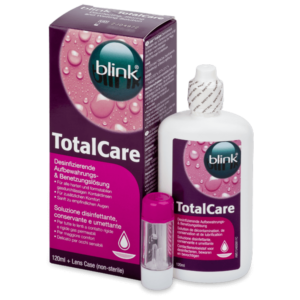 Blink TotalCare Disinfecting, Lens solution + Lens Case - 120ml