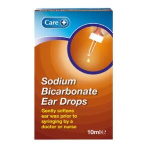 Sodium Bicarbonate Ear Drops - 10ml (Brands May Vary)