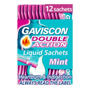 Gaviscon Double Action Liquid Sachets - 12 Sachets x 10ml