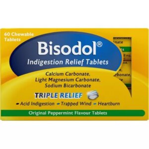 Bisodol Indigestion Relief Tablets - 60 Tablets