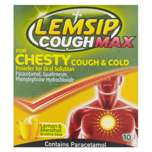 Lemsip Cough Max Chesty Cough & Cold Lemon - 10 Sachets