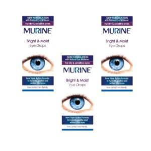 Murine Bright & Moist Eyes - Triple Pack 15ml