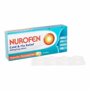 Nurofen Cold & Flu Relief 200mg/5mg - 16 Tablets
