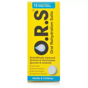 ORS Rehydration Salts Lemon - 12 Tablets