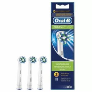Oral B Crossaction Replacement Electric Toothbrush Head – Pack of 3