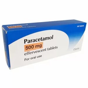 Paracetamol 500mg Effervescent Tablets - 100 (Brands May Vary)