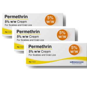 Permethrin (Lyclear) 5% Cream - 30g (Pack of 3) (Brand May Vary)