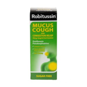 Robitussin Mucus Cough and Congestion Relief Syrup - 100 ml