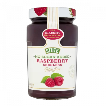 Stute No Added Sugar Raspberry Seedless Extra Jam - 430G