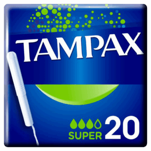 Tampax Super - 20 Pack
