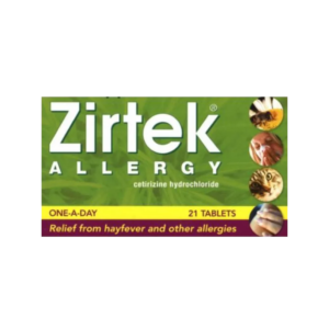 Zirtek Allergy Relief Tablets - 21 Tablets