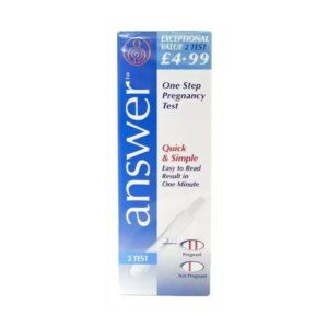 Answer One Step Pregnancy Test Kit - 2 Tests