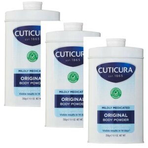 Cuticura Original Body Powder - 250 g Pack of 3