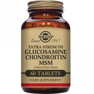 Solgar Extra Strength Glucosamine Chondroitin MSM - 60 Tablets