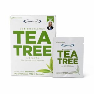 The Eye Doctor - 20 Biodegradable Tea Tree Lid Wipes