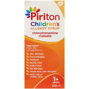 Piriton Hayfever & Allergy Relief Syrup for Children - 150ml