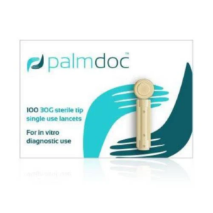 PalmDoc 30G Sterile Tip Lancets - Pack of 100