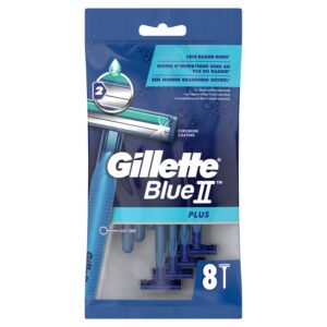 Gillette Blue-II Plus Disposable Razor - 8 Pack