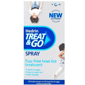 Hedrin Treat & Go Head Lice Spray - 60ml