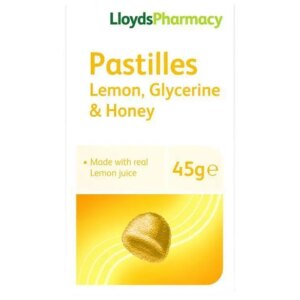 Cough Pastilles Lemon, Glycerine & Honey - 45g