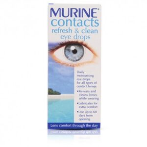 Murine Contacts Refresh & Clean Eye Drops - 15ml