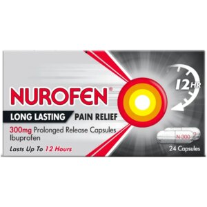 Nurofen Long Lasting Pain Relief 300 mg - 24 Capsules