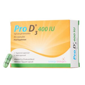 Pro D3 400 IU (Vitamin D3 10mcg) - 30 Capsules