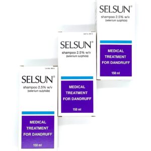 Selsun Dandruff Treatment Shampoo - 150ml (Pack of 3)