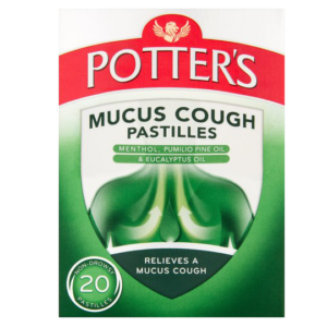 Potters Mucus Cough Pastilles - 20 Pack