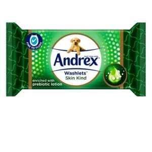 Andrex Moist Toilet Tissues Skin Kind Wash Lets - 36