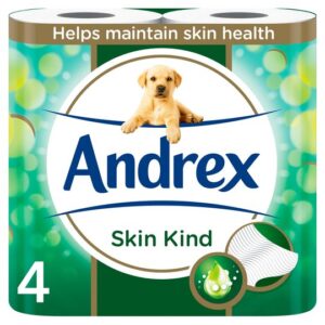 Andrex Skin Kind Toilet Tissues - 4 Rolls