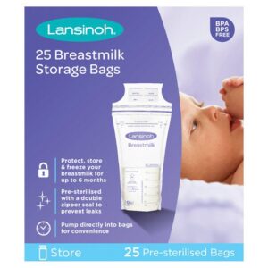 Lansinoh Breast Milk Storage Bags - Pack of 25