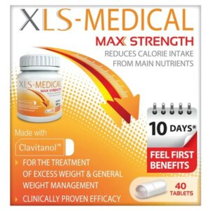 XLS Medical Maximum Strength Weight Loss Tablets - 40 Tablets