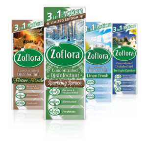 Zoflora Multi-Purpose Concentrated Antibacterial Disinfectant - 12 x 120ml Bottles