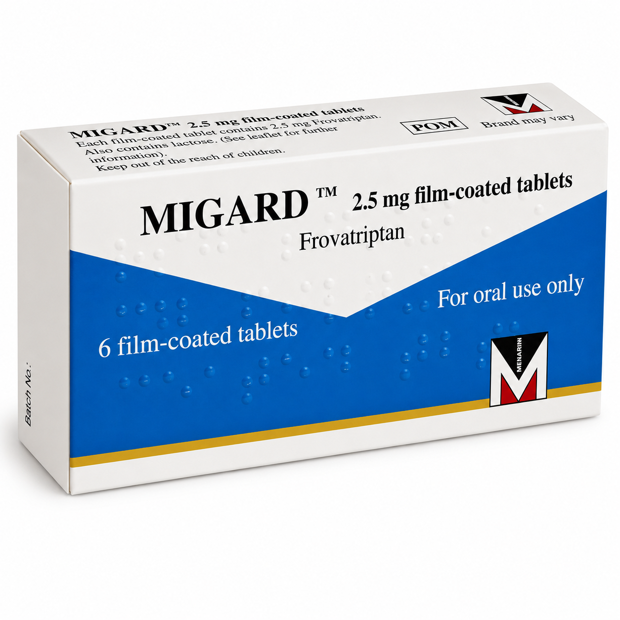 Migard (Frovatriptan) 2.5mg Tablets